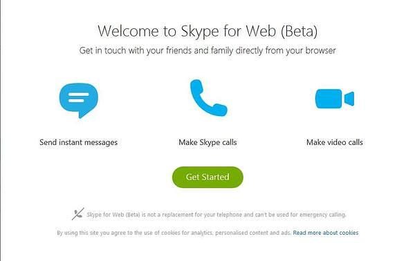 skype for web