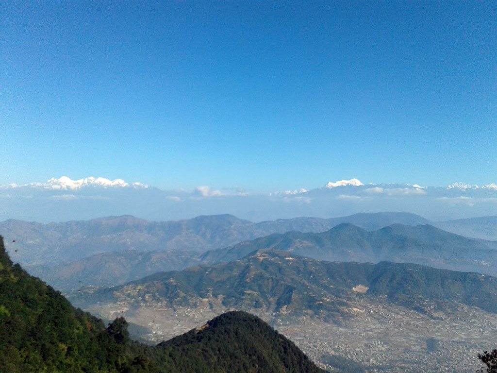 Kathmandu through chandragiri hills