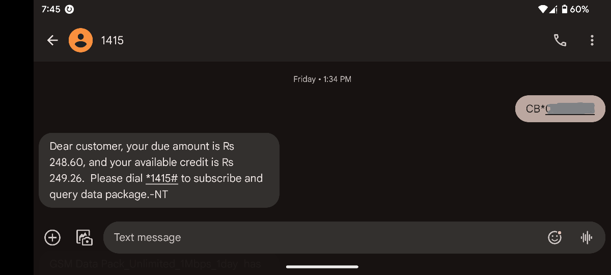How to check NTC landline bill through