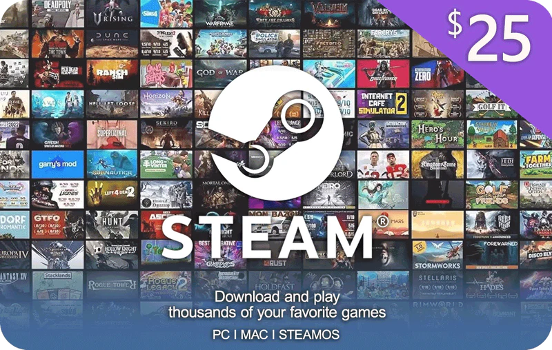 Steam gift cards in Nepal